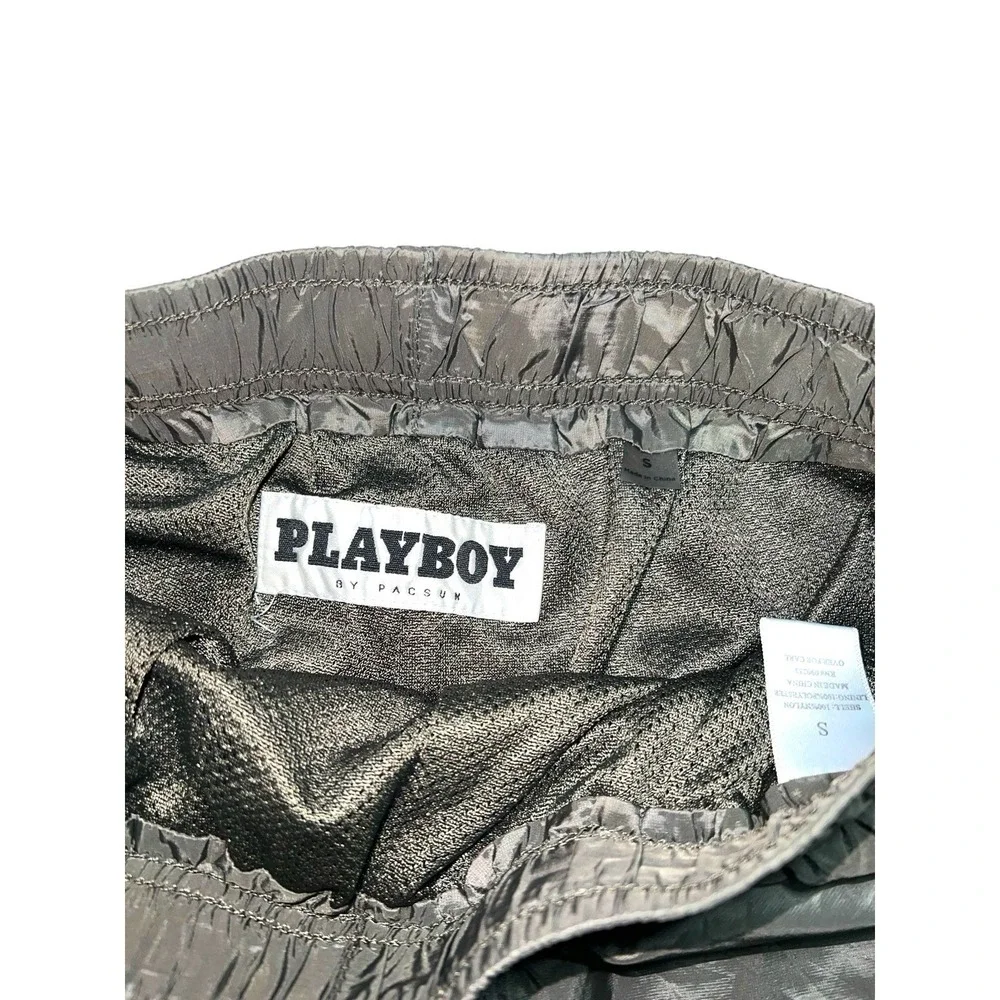 Playboy By PacSun‎ Rolled Sweat Shorts gray Size Small